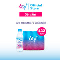 [350ml 36แพ็ก 432ขวด] น้ำแร่ 6ty Degrees Mineral Water