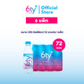 [350ml 6แพ็ก 72ขวด] น้ำแร่ 6ty Degrees Mineral Water