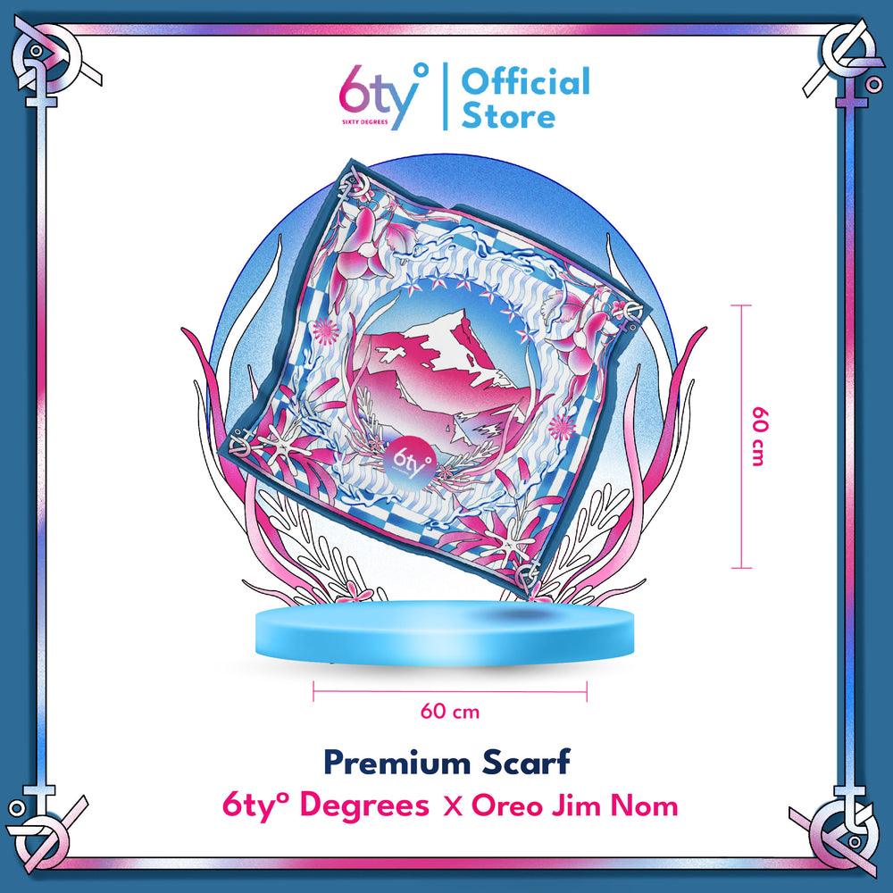 ผ้าพันคอ Premium Scarf 6ty Degrees X OreoJimNom